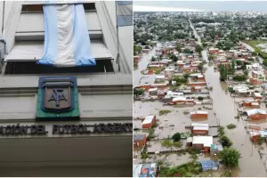 La AFA enviar donaciones a los damnificados por las inundaciones en Baha Blanca