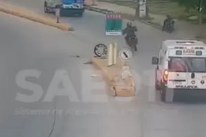 Emergencia vial en Valle Viejo: respuesta inmediata y traslado de heridos