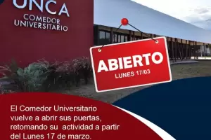 Vuelve a abrir el Comedor Universitario: desde cundo?
