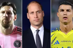 La respuesta del Prncipe William cuando le preguntaron si prefiere a Messi o a Cristiano