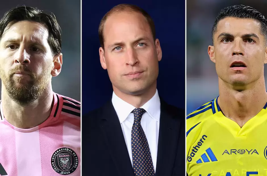 William entre Lionel y Cristiano