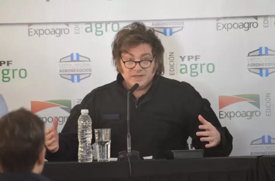 Milei en la ExpoAgro 2025