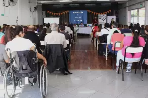 Realizaron una jornada sobre discapacidad en Escuela "Santa Luca de Siracusa"