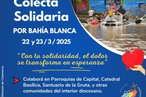 Lanzan colecta solidaria por de Baha Blanca en la dicesis