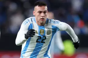 Lautaro Martnez en duda para jugar ante Uruguay por una molestia muscular