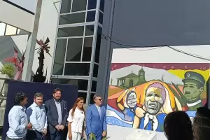 Inauguran mural de la Memoria en el CD de la Capital