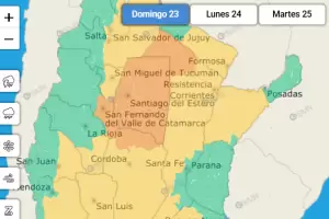 Rige Alerta Naranja por tormentas: las zonas afectadas
