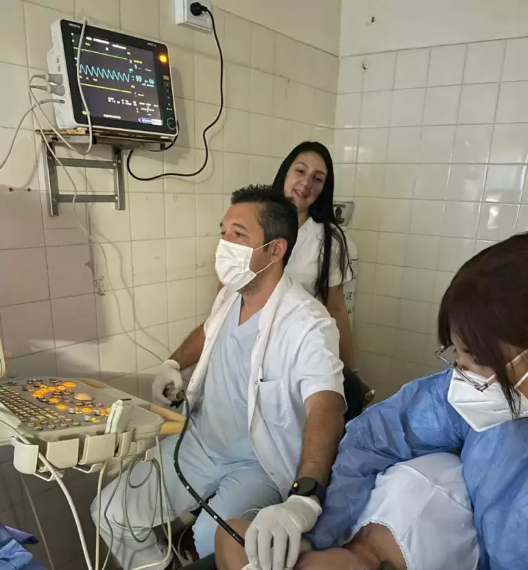 Primera ecocardiografa transesofgica en el San Juan
