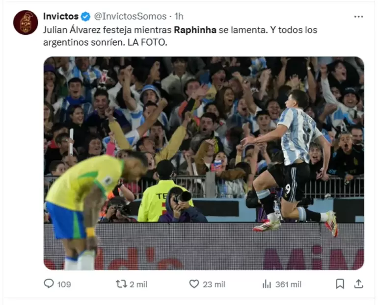 memes argentina brasil goleada