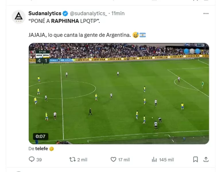 memes argentina brasil goleada