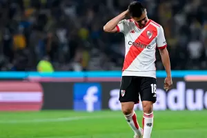 Se lesion el "Pity" Martnez y se perder el debut por la Libertadores