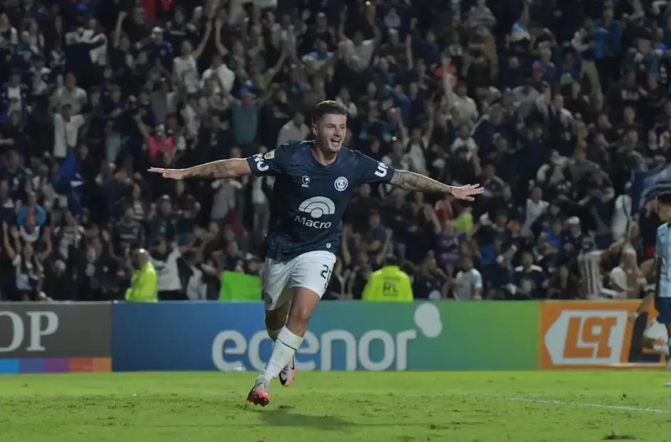 Juan Barbieri festeja