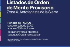 Educacin habilit LOM provisorio y tacha para zona X