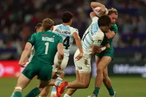 Los Pumas vencieron a Irlanda y avanzaron a la semifinal del Seven de Hong Kong