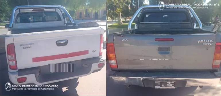 camionetas secuestradas