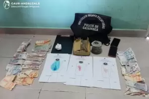 Detienen a dos jvenes y secuestran ms de un kilo de marihuana y cocana