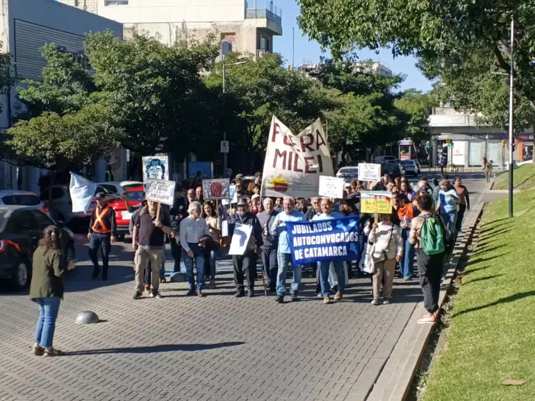 marcha jubilados