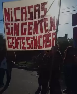 reclamo por viviendas