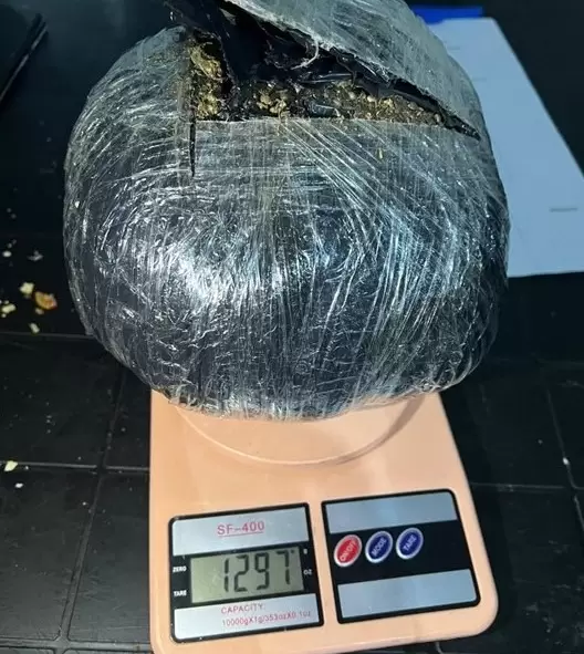 Secuestran ms de un kilo de marihuana