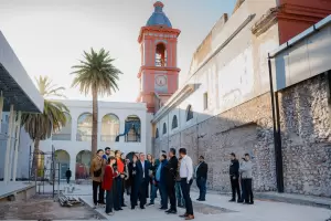 La restauracin de la histrica Casa de Gobierno en su etapa final