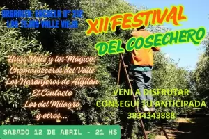 Se viene el Festival del Cosechero en Las Tejas: la popular cartelera
