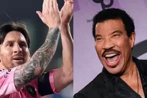 "Su madre le puso mi nombre": las fotos del encuentro entre Messi y Lionel Richie