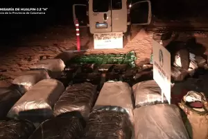 Secuestraron 131 paquetes de hojas de coca en Hualfn