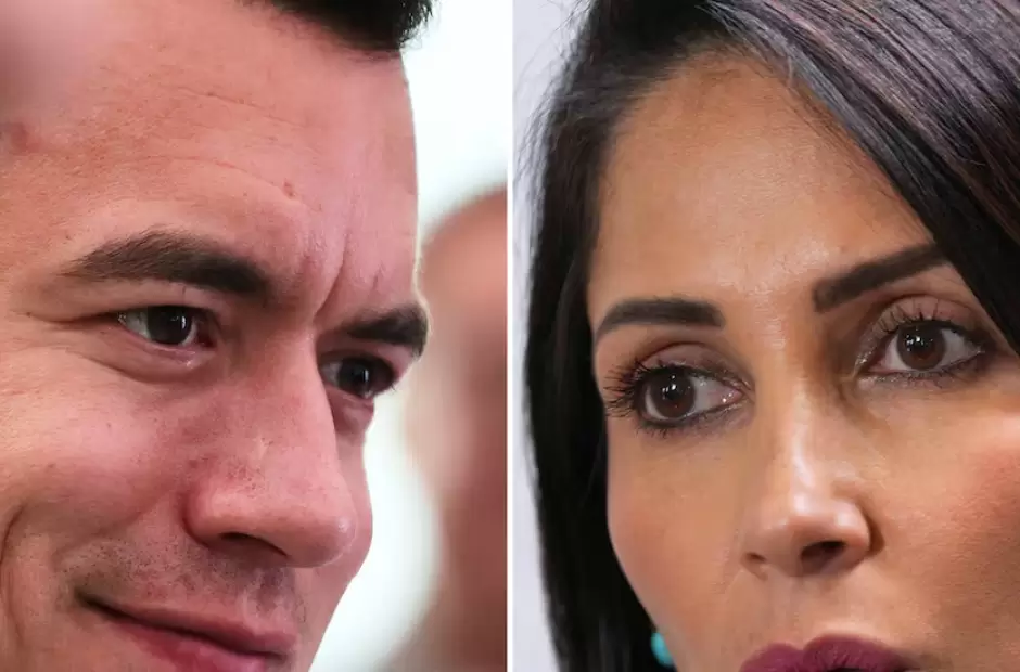 Daniel Noboa y Luisa Gonzlez