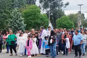 Celebraron los 15 aos de la creacin de la parroquia Nuestra Seora del Valle
