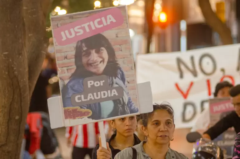 marcha Claudia Leguizamn