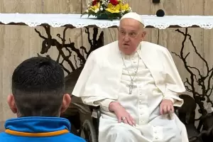 Francisco visit una crcel romana por Jueves Santo