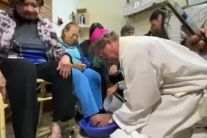 En el Jueves Santo, la iglesia pidi por los jubilados