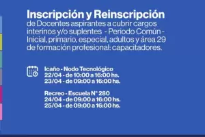 Cronograma de inscripcin para docentes del departamento La Paz
