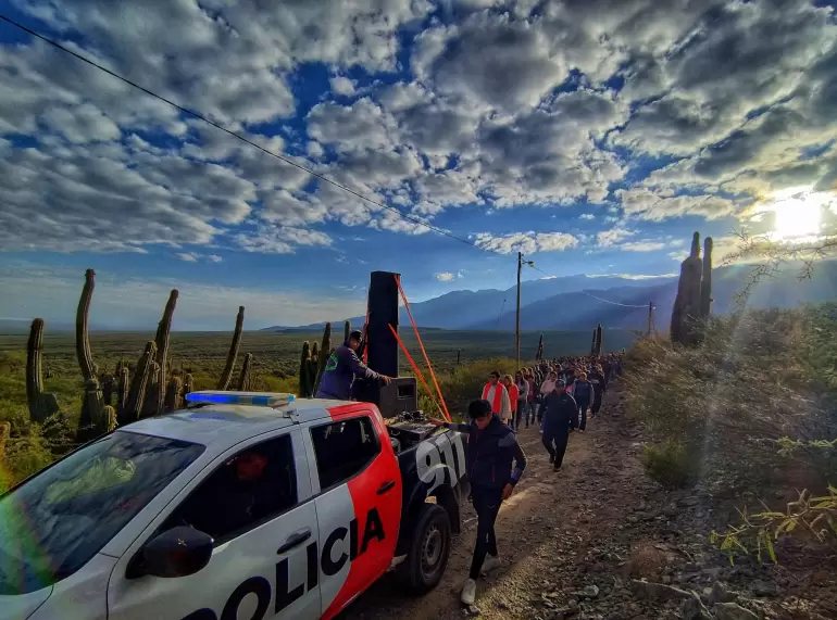 via crucis en joyango