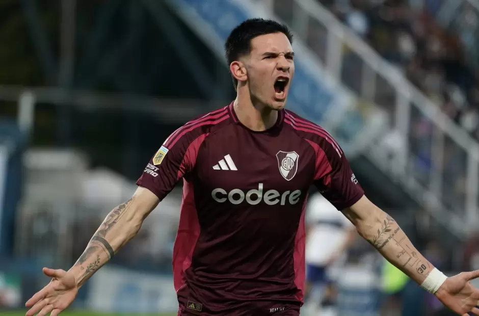 Franco Mastantuono y un gol a lo Messi