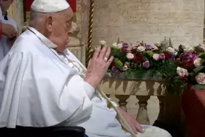 La ltima aparicin de Francisco en el Domingo de Ramos