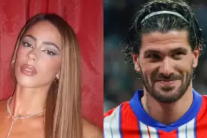 La reaccin de Tini y De Paul cuando vieron en Madrid