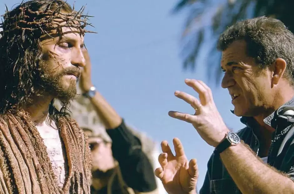 Jim Caviezel y Mel Gibson