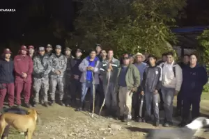 Rescataron a un hombre en el cerro El Manchao