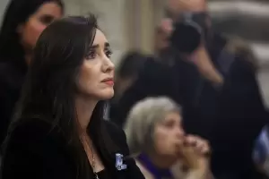 El mal momento que pas Victoria Villarruel a la salida de la misa por el papa Francisco