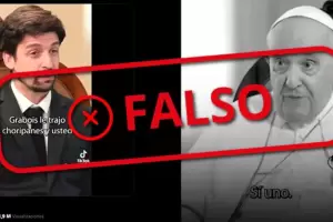 Es falso que el Papa haya admitido comer choripn en Viernes Santo