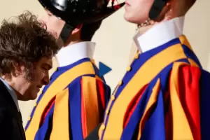 Desde Roma, Milei volvi a criticar al periodismo: "Son brutos"