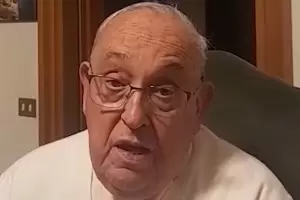 Difunden un video indito de Francisco grabado antes de agravarse su salud