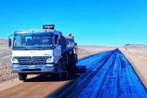 Comenz el asfaltado de la Ruta 43 en la puna catamarquea