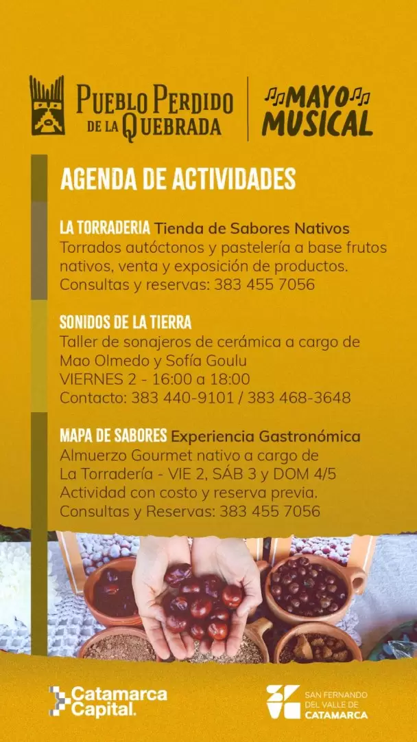 Turismo Capital propone el "Mayo musical" para este fin de semana largo