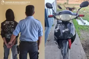 Motociclista dio positivo en alcoholemia, huy pero, termin detenido