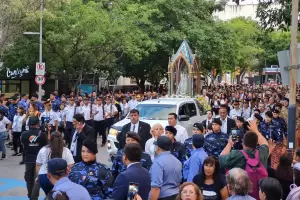 Los fieles acompaaron a la Virgen del Valle en la Procesin