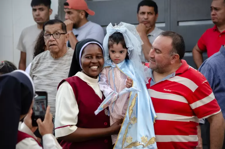 virgen del valle procesi�n abril 2025