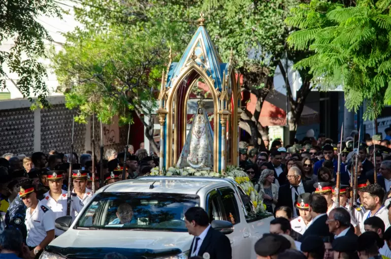 virgen del valle procesin abril 2025