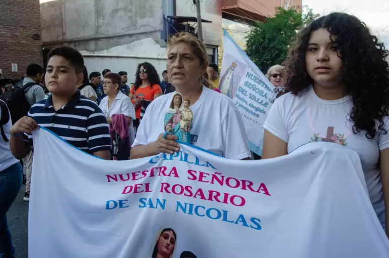 virgen del valle procesin abril 2025